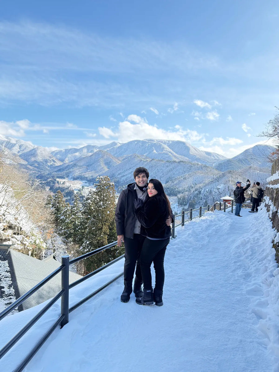 Yamadera in the Snow